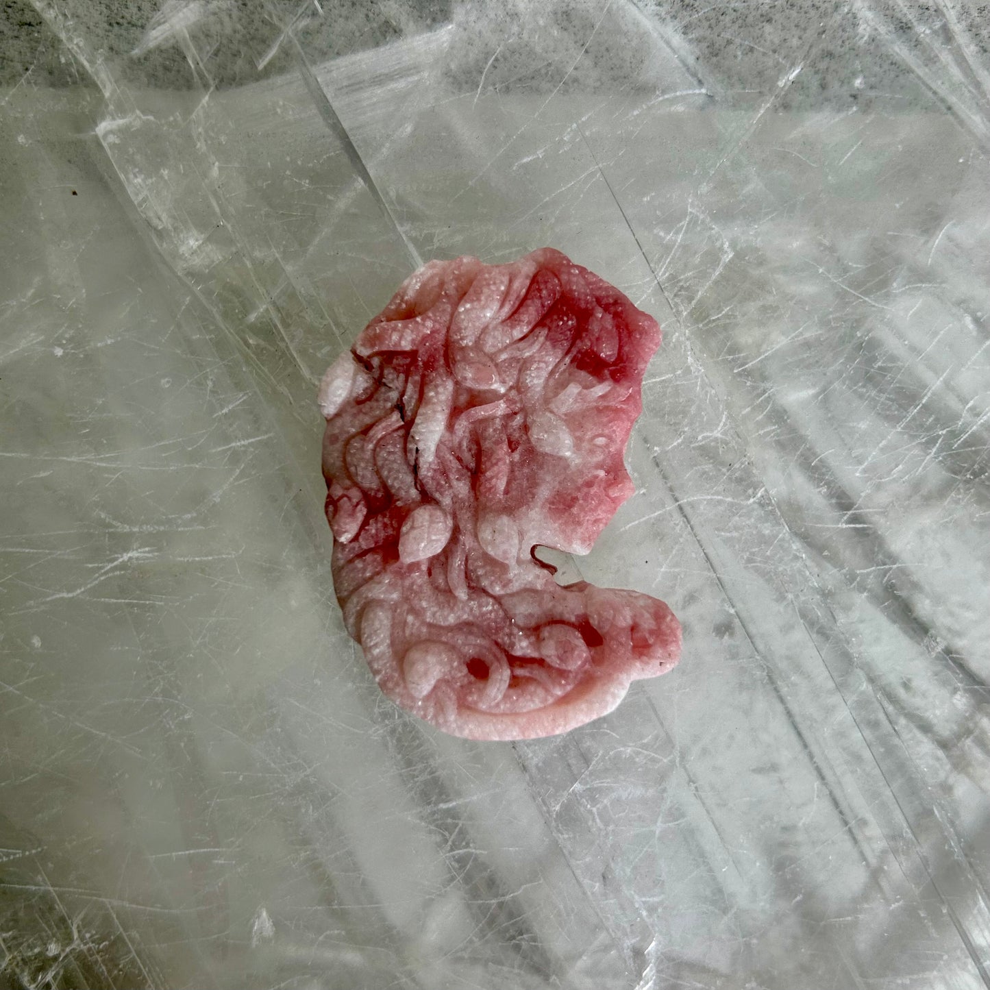 Pink Opal Medusa Heads