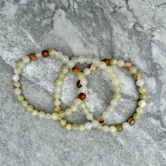 African Jade Bracelets 6mm
