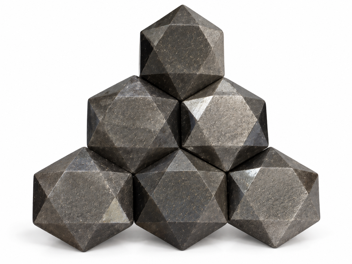 Silver Sheen Obsidian Tumbles