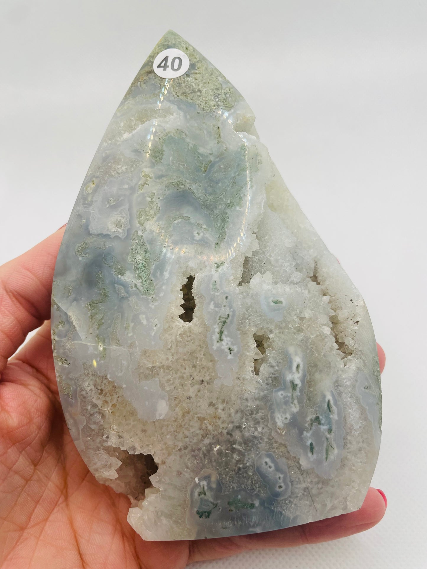 Moss Agate Flame