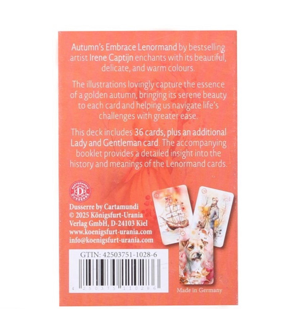 Autumn's Embrace Mini Lenormand Cards