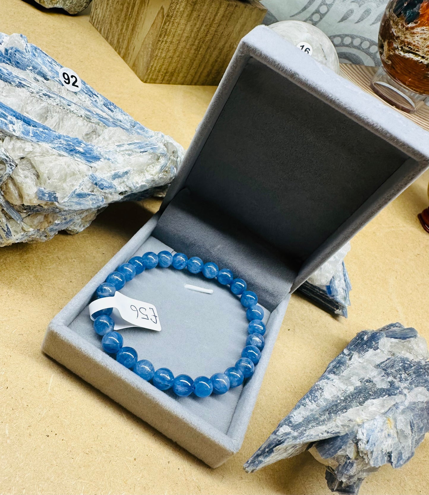 Blue Kynite 6mm Bracelet