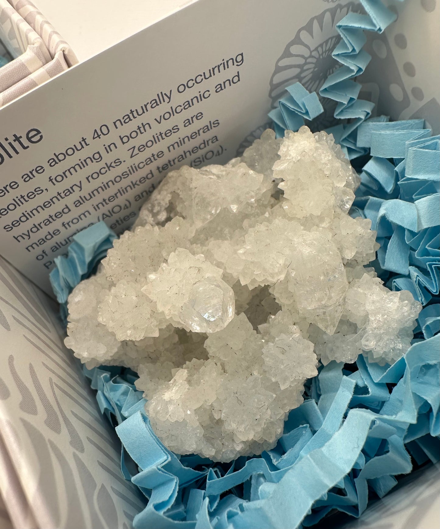 Zeolite Clusters in Gift Box