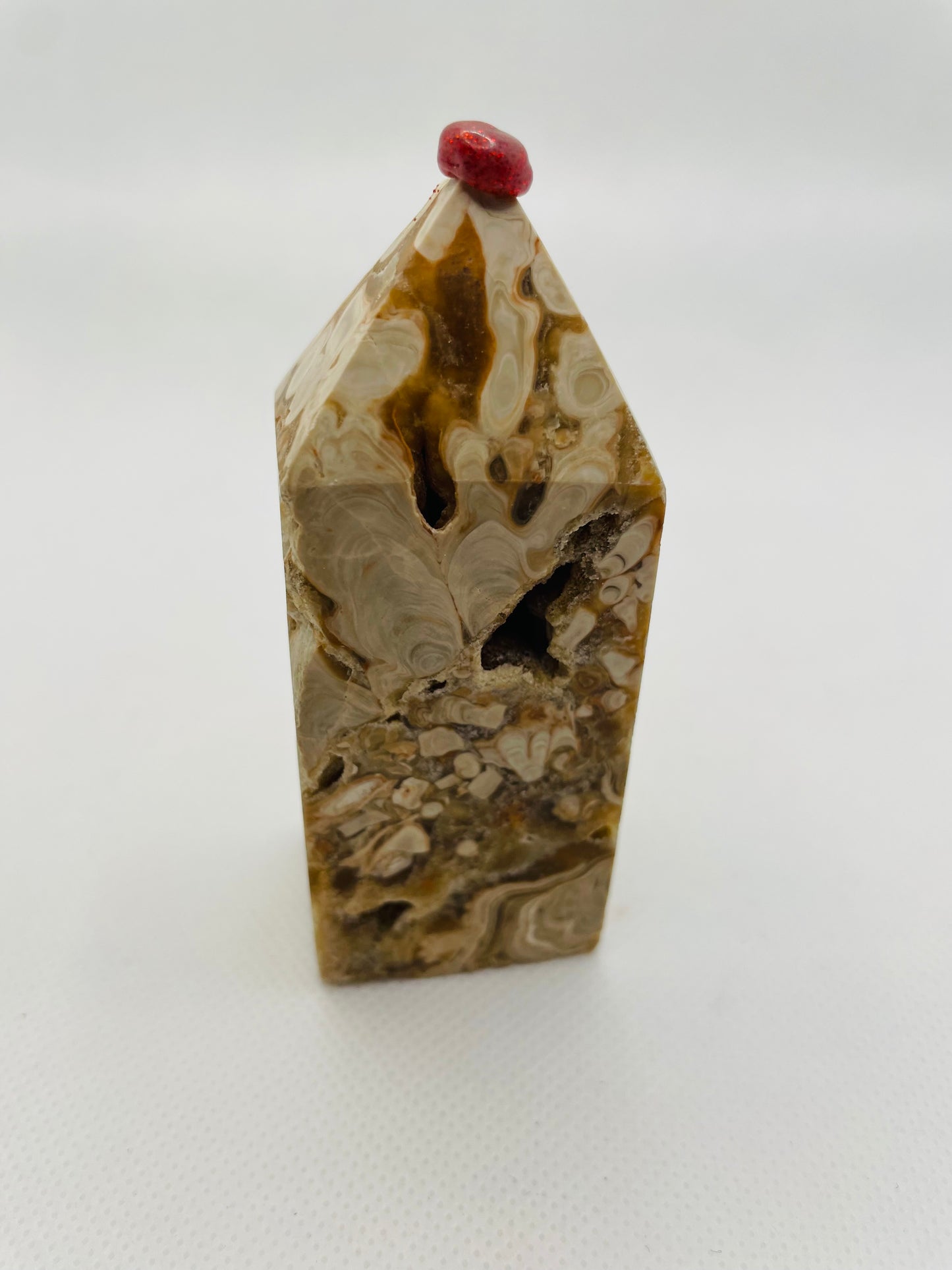 Amber Calcite Tower