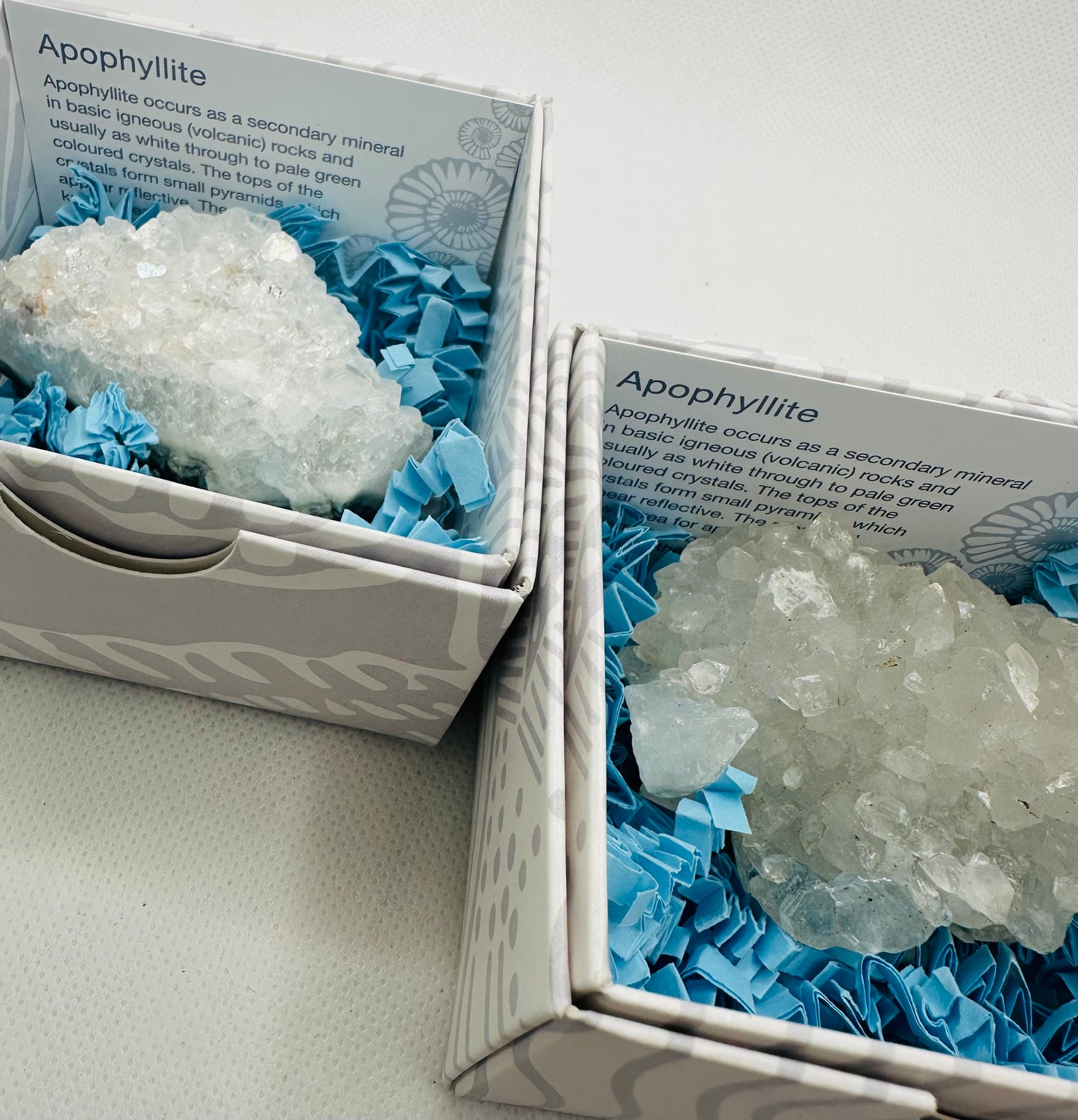 Apophylite Cluster in Gift Box