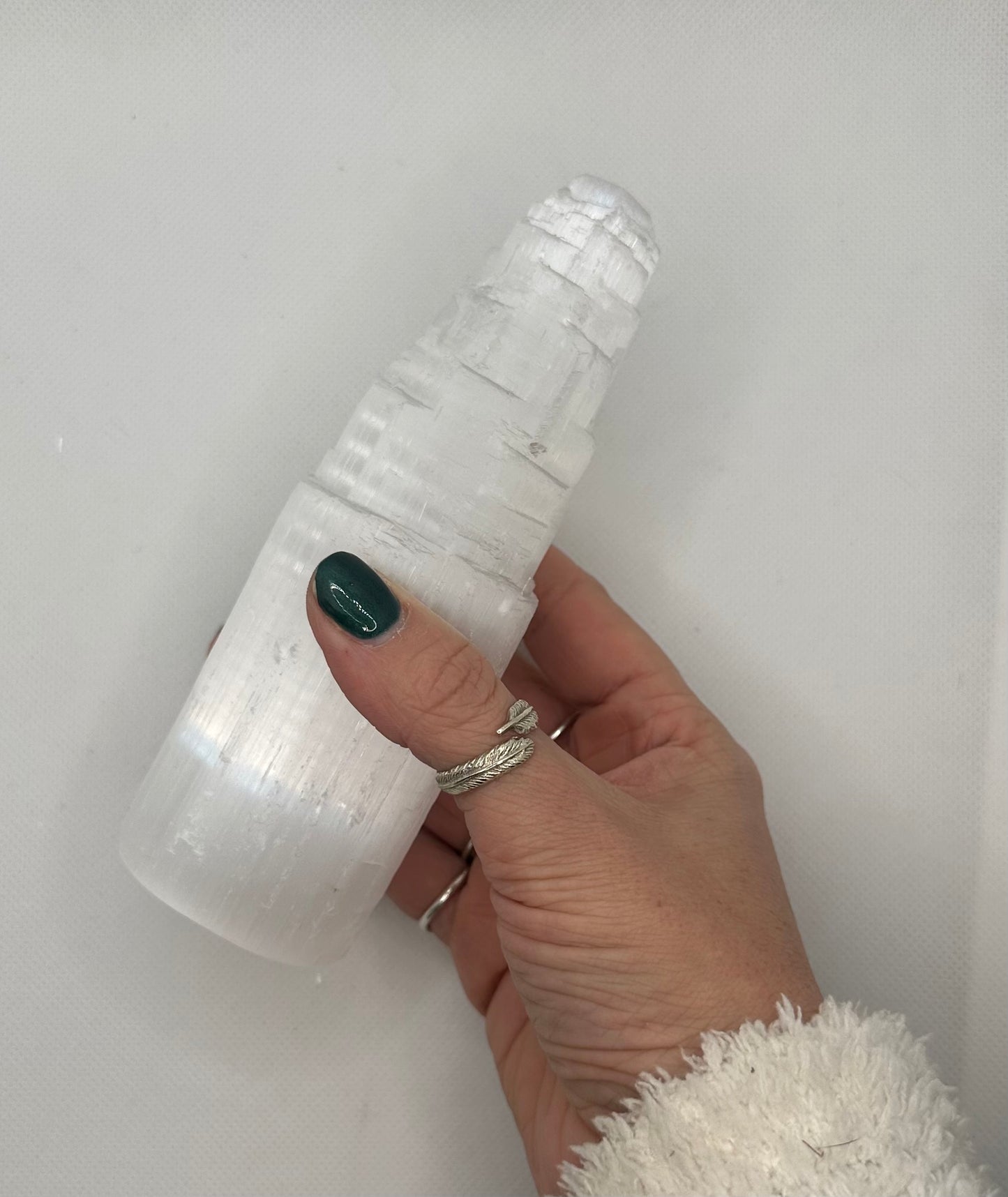 Selenite Tower - 15cm