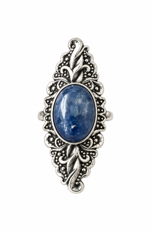 Blue Kyanite Ring Adjustable