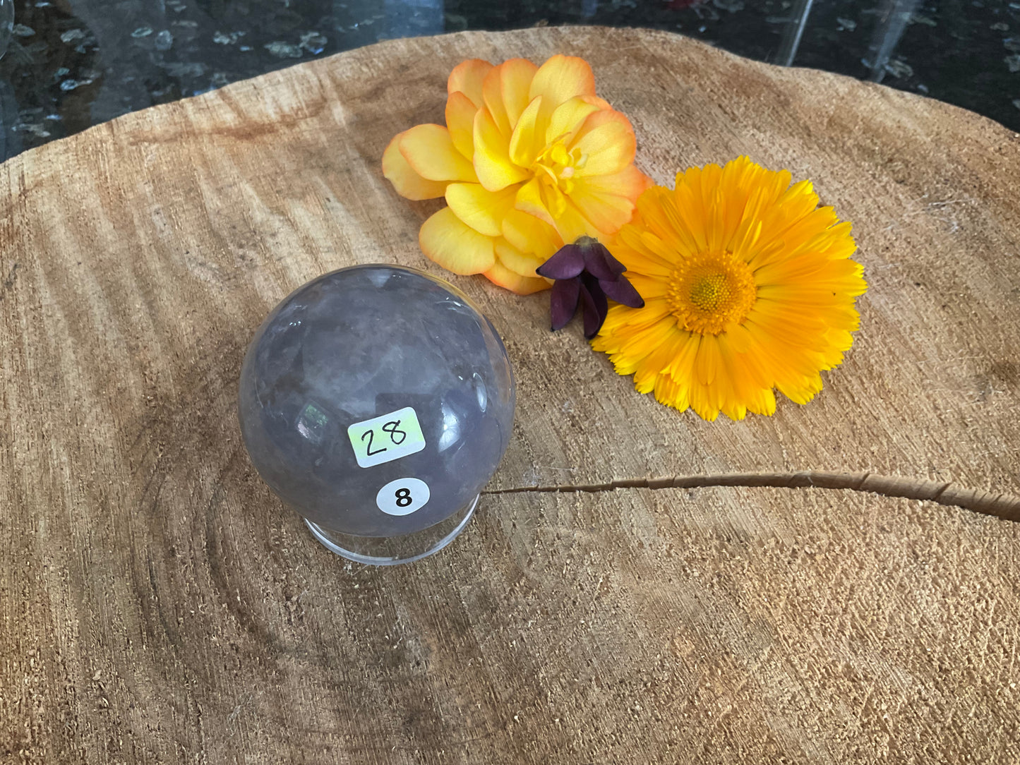 Blue Rose Quartz Spheres