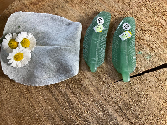 Green Aventurine Feathers (8cm)