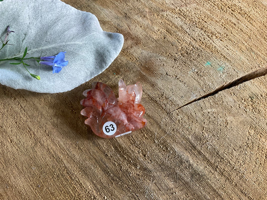 Fire Quartz Fox (4cm)