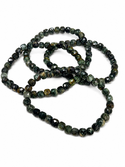 Black Moonstone Faceted Bracelets