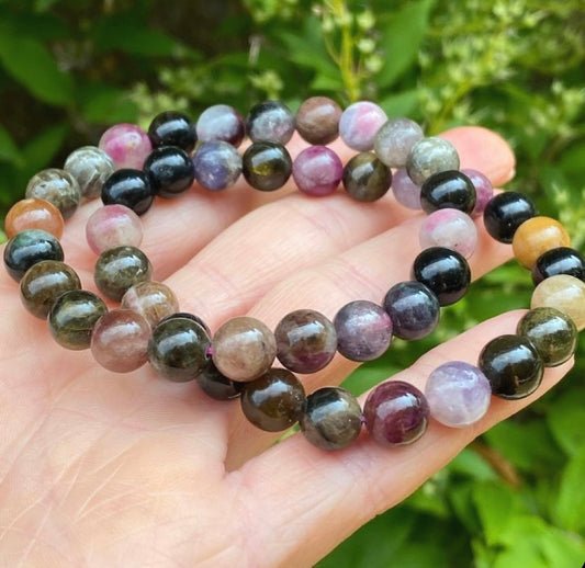 Mixed Tourmaline 8mm Bracelet
