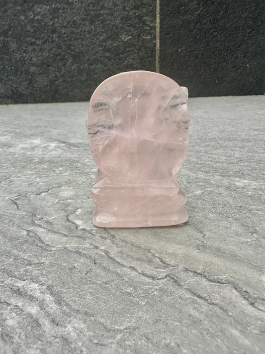Rose Quartz geisha crystal