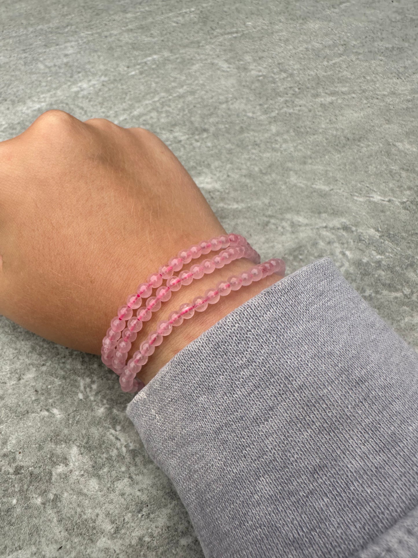 Rose Quartz 4mm Bracelets