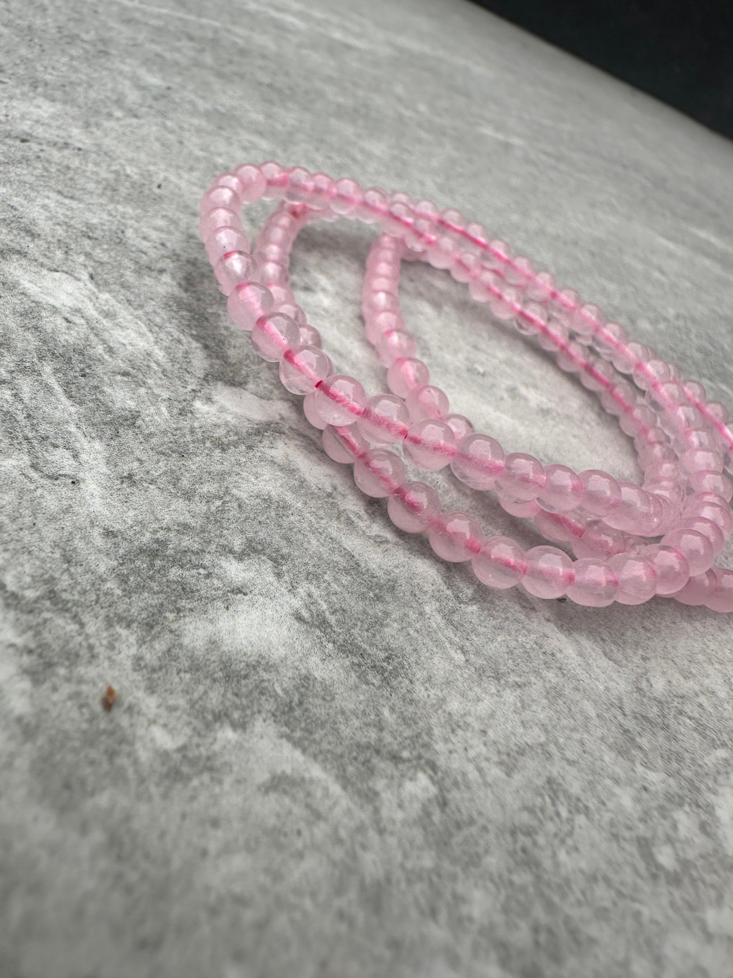 Rose Quartz 4mm Bracelets