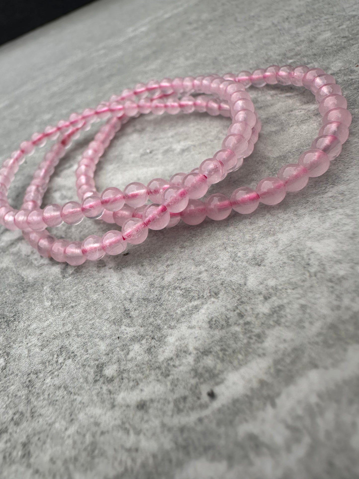 Rose Quartz 4mm Bracelets