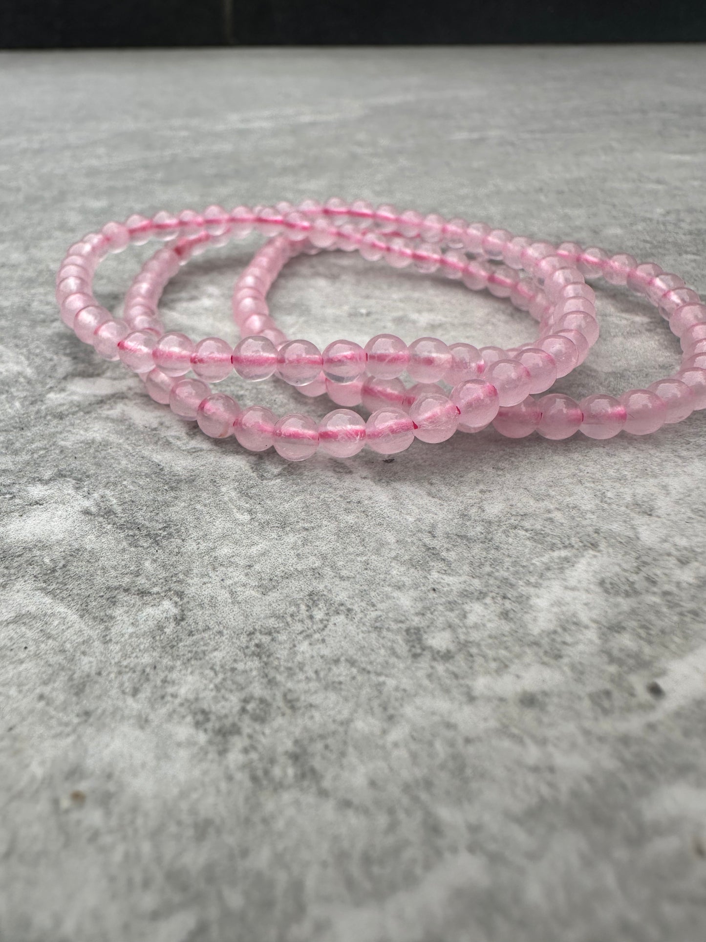 Rose Quartz 4mm Bracelets