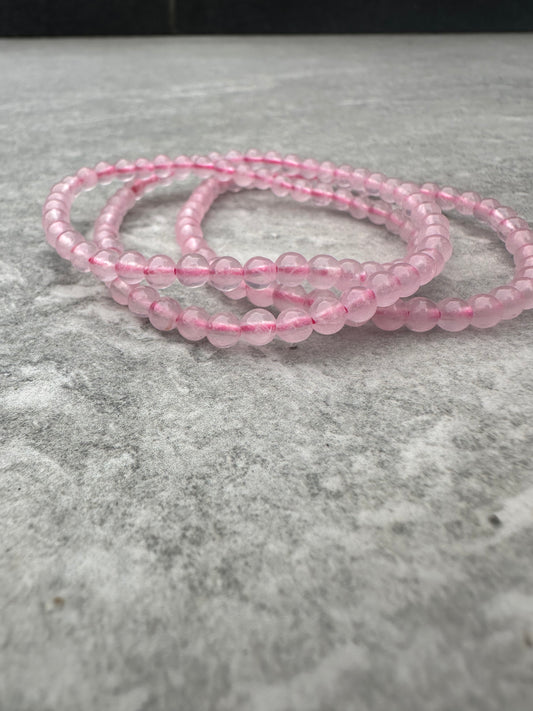 Rose Quartz 4mm Bracelets