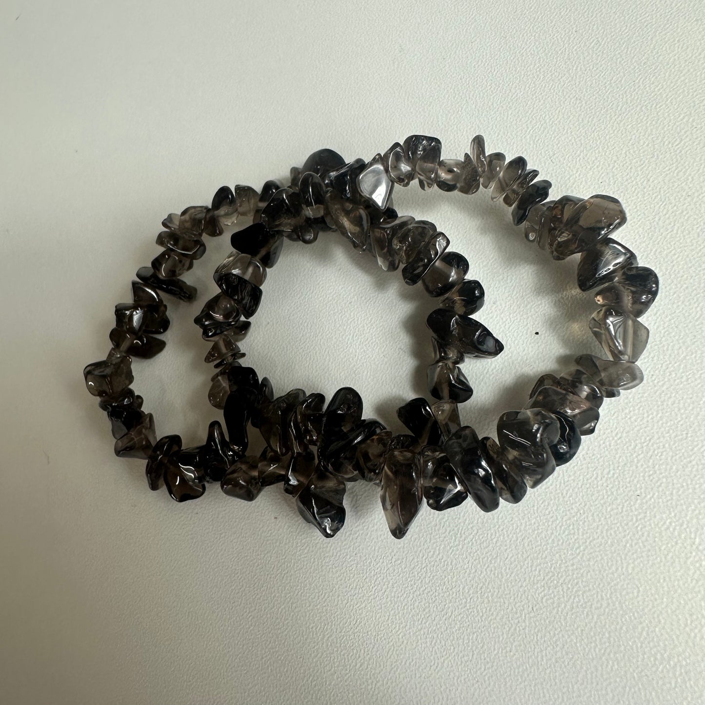 Smokey Quartz Chipped Bracelets