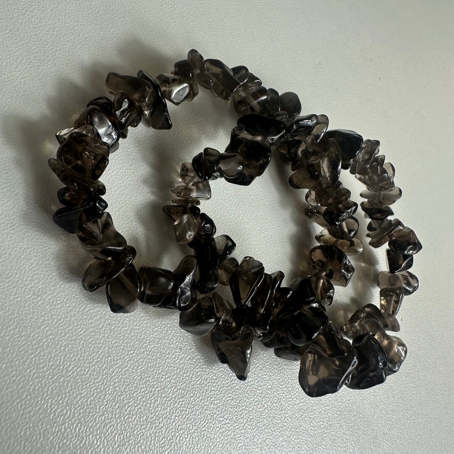 Smokey Quartz Chipped Bracelets