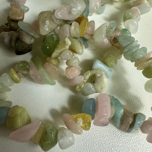 Morganite Chipped Bracelets
