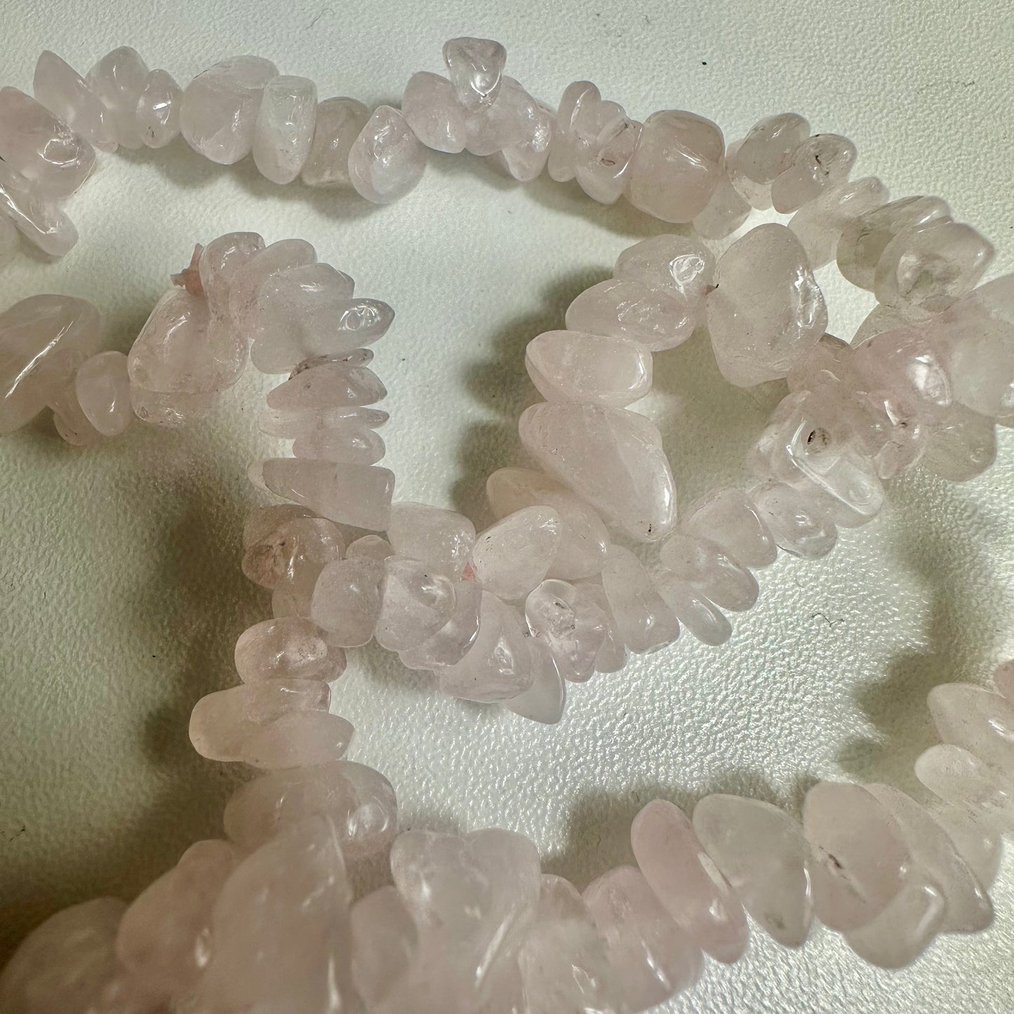 Rose Quartz Chipped Bracelets