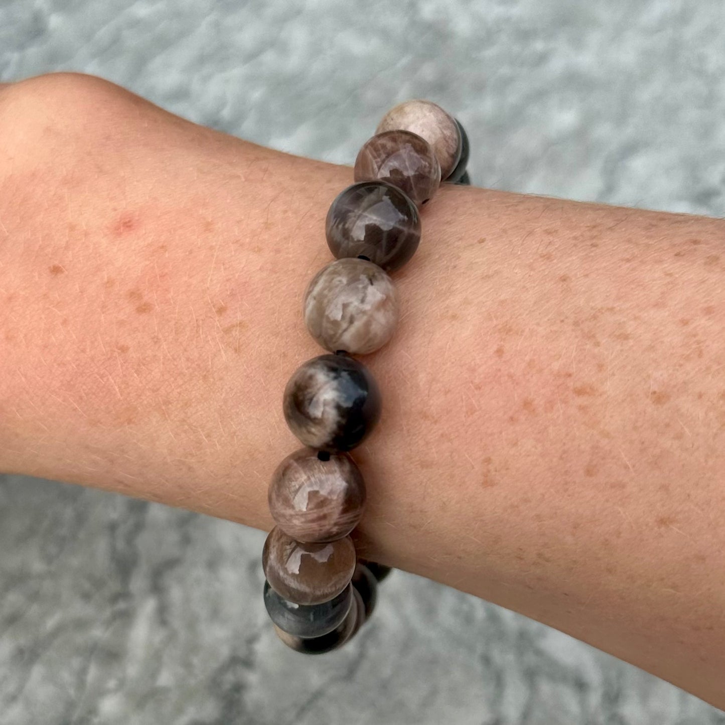 Black Moonstone Bracelets 10mm