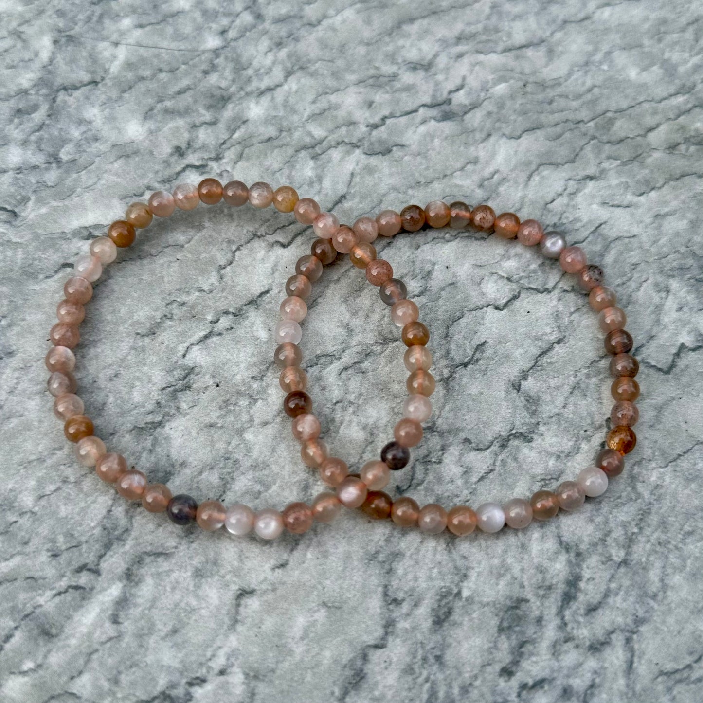 Black Moonstone Bracelets 4mm