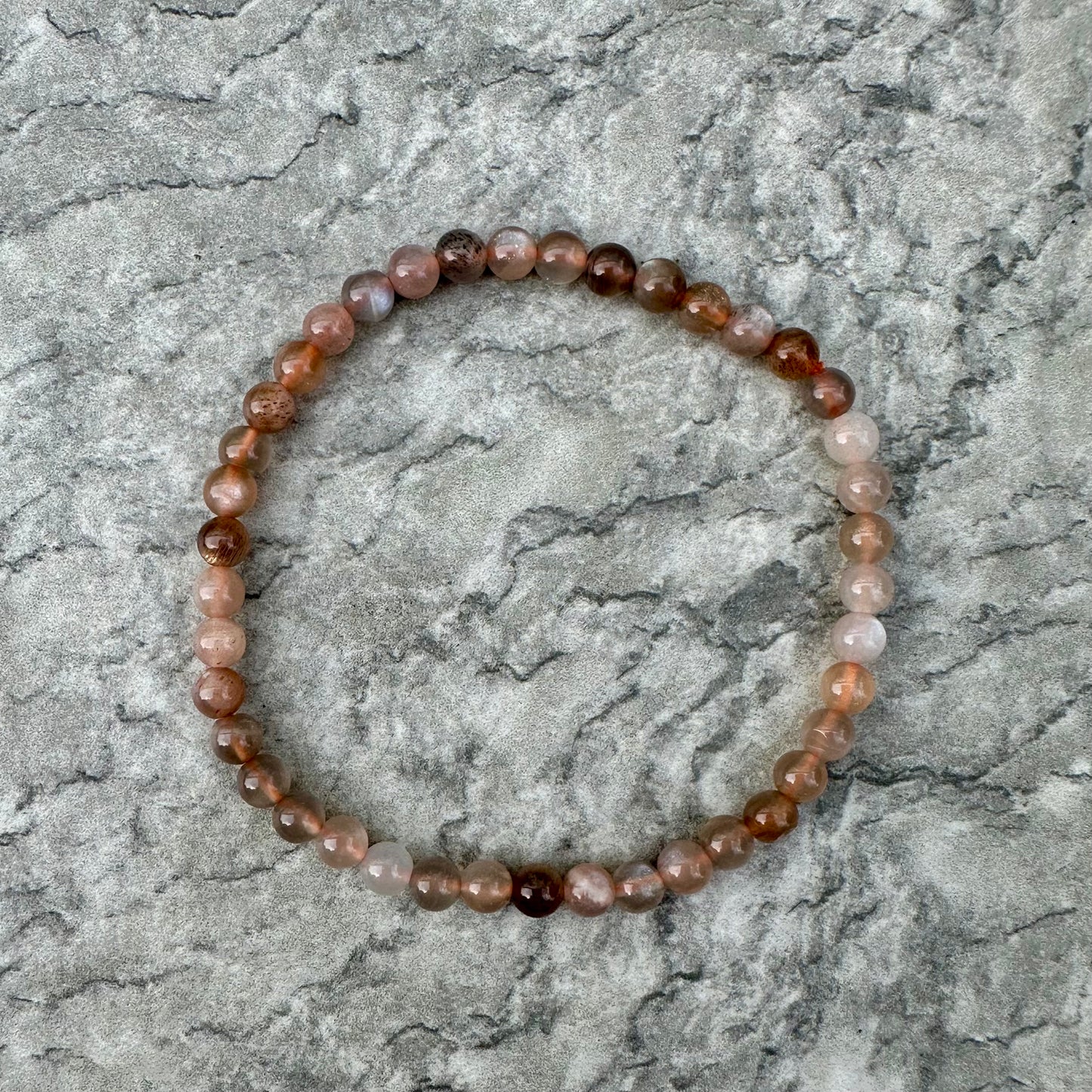 Black Moonstone Bracelets 4mm