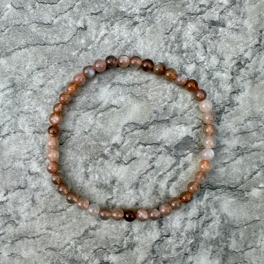 Black Moonstone Bracelets 4mm