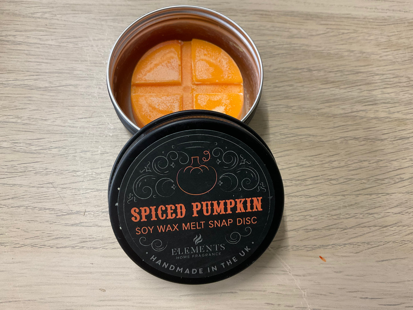 Soy Wax Melt Snap Disc