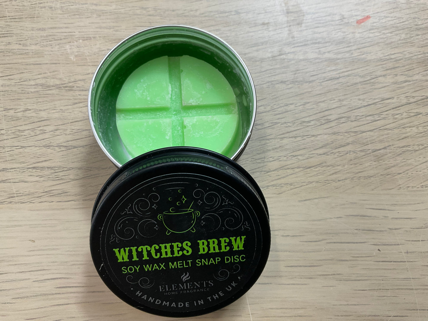 Soy Wax Melt Snap Disc