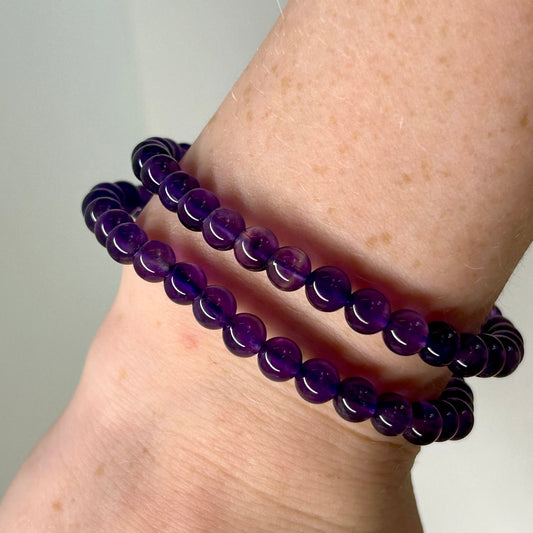 Amethyst 6mm Bracelets