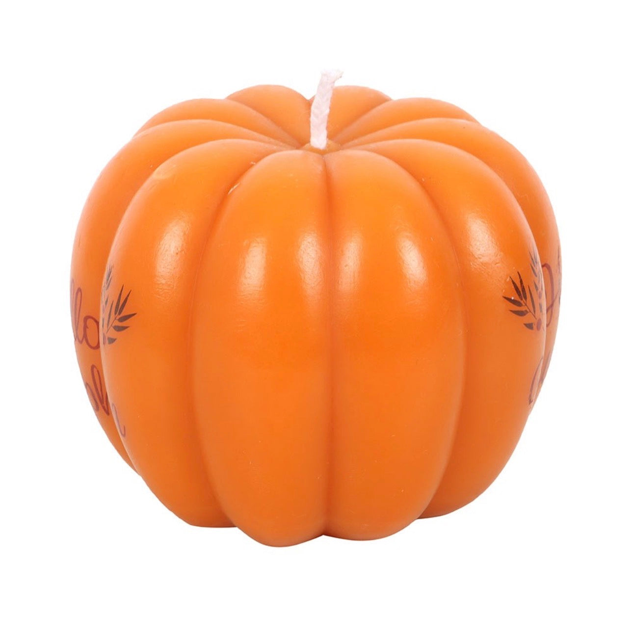 Hello Pumpkin Shaped Candles