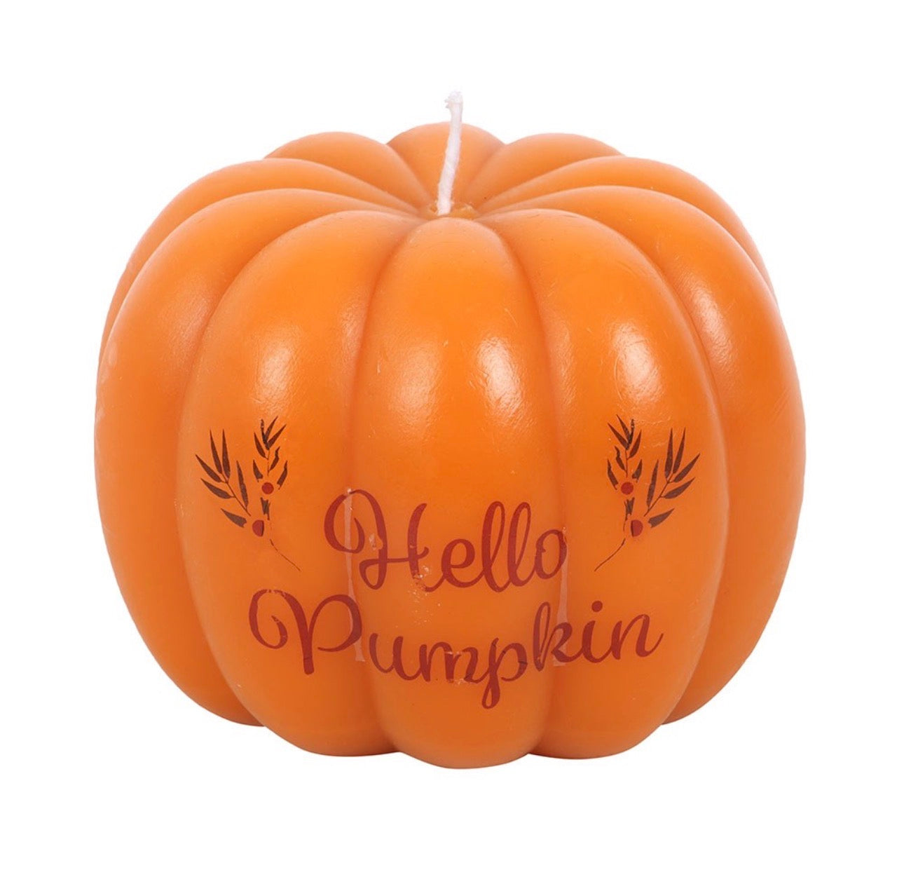 Hello Pumpkin Shaped Candles