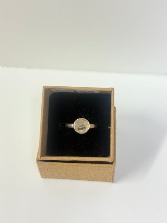 Libyan Desert Quartz Ring (Size L)
