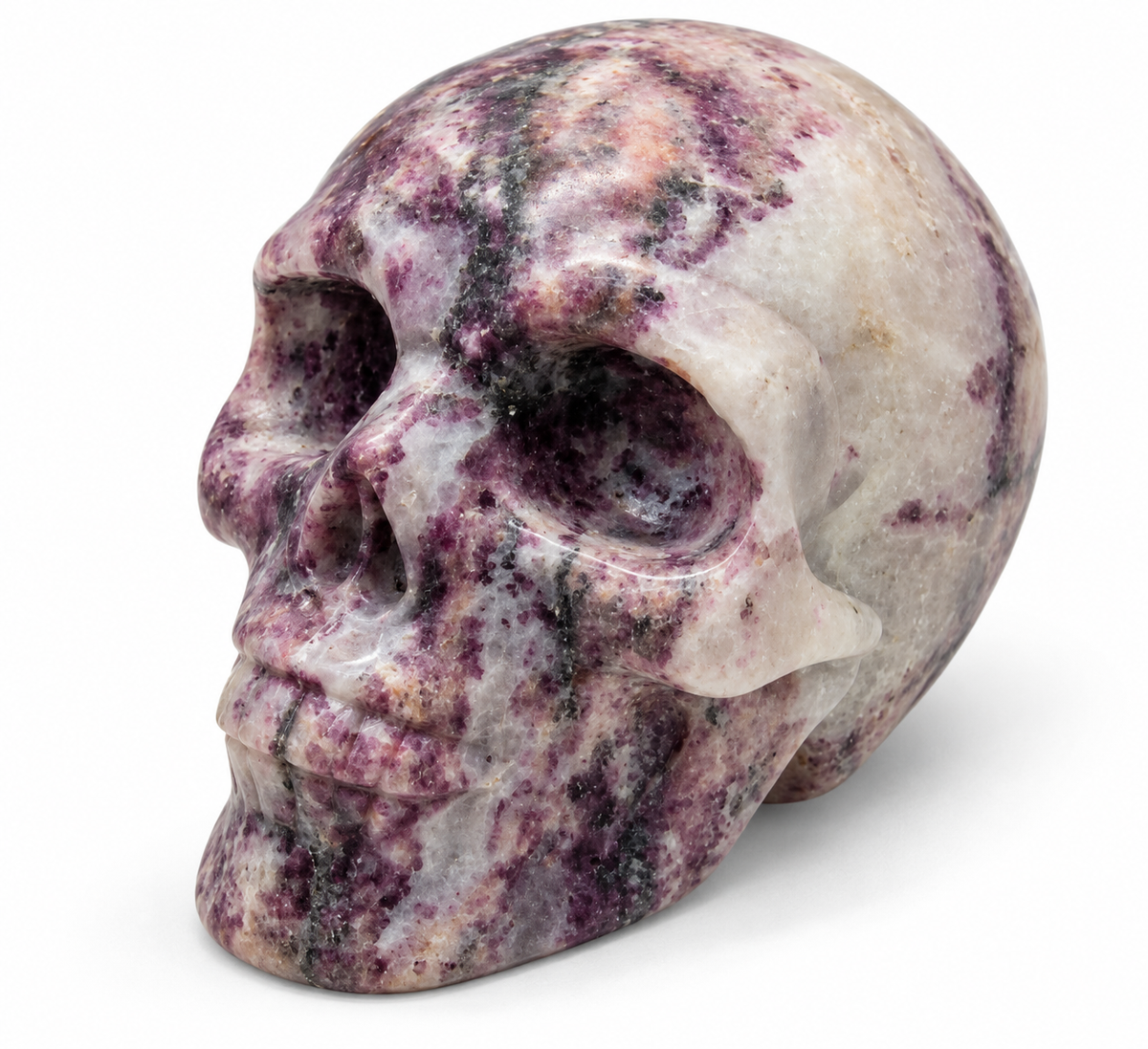 Purple Sphalerite Skull