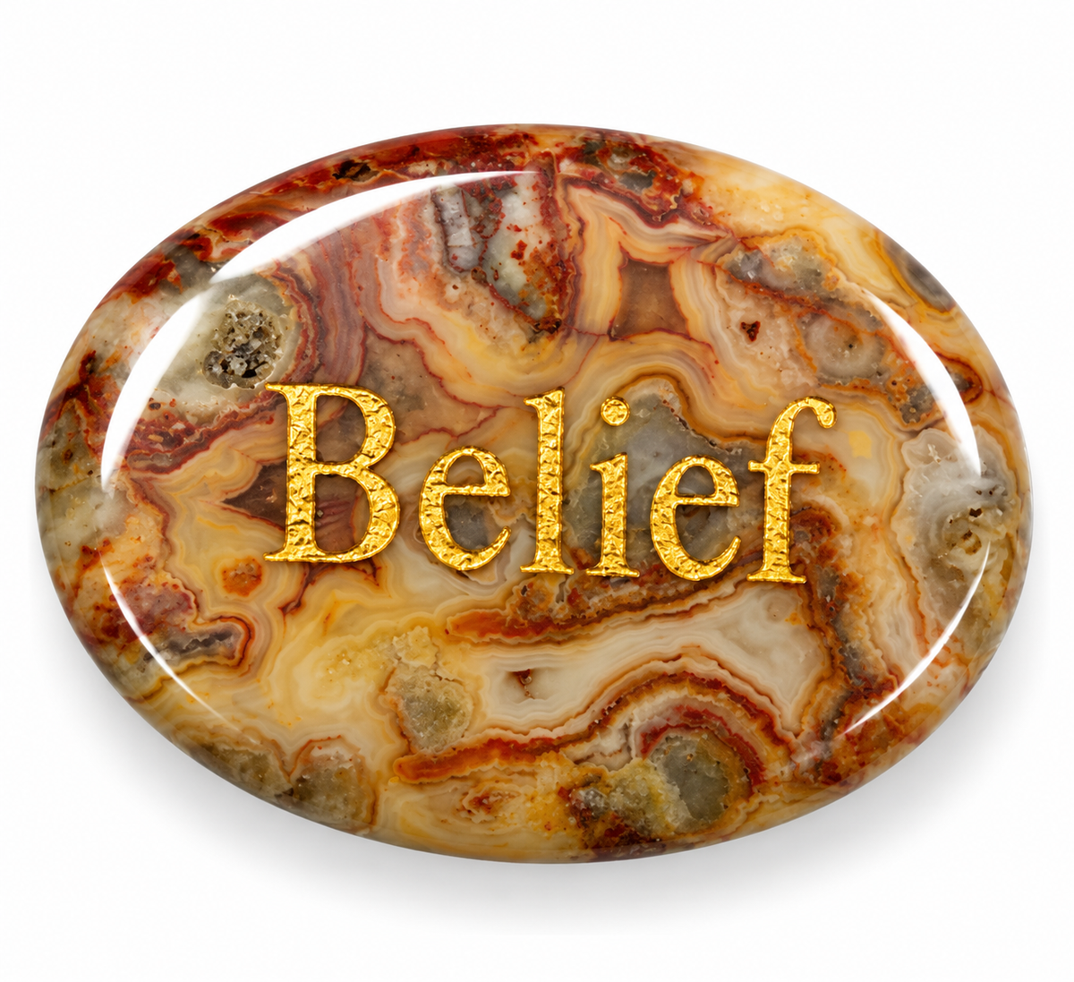 Affirmation palm Stones