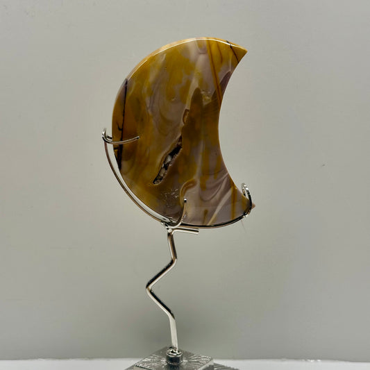 Mookaite Moon On Stand