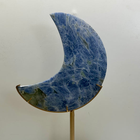 Kyanite Moon On Stand