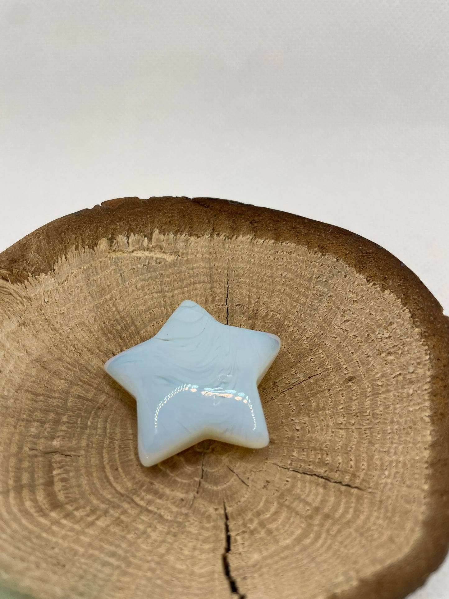 Opalite Star Carving