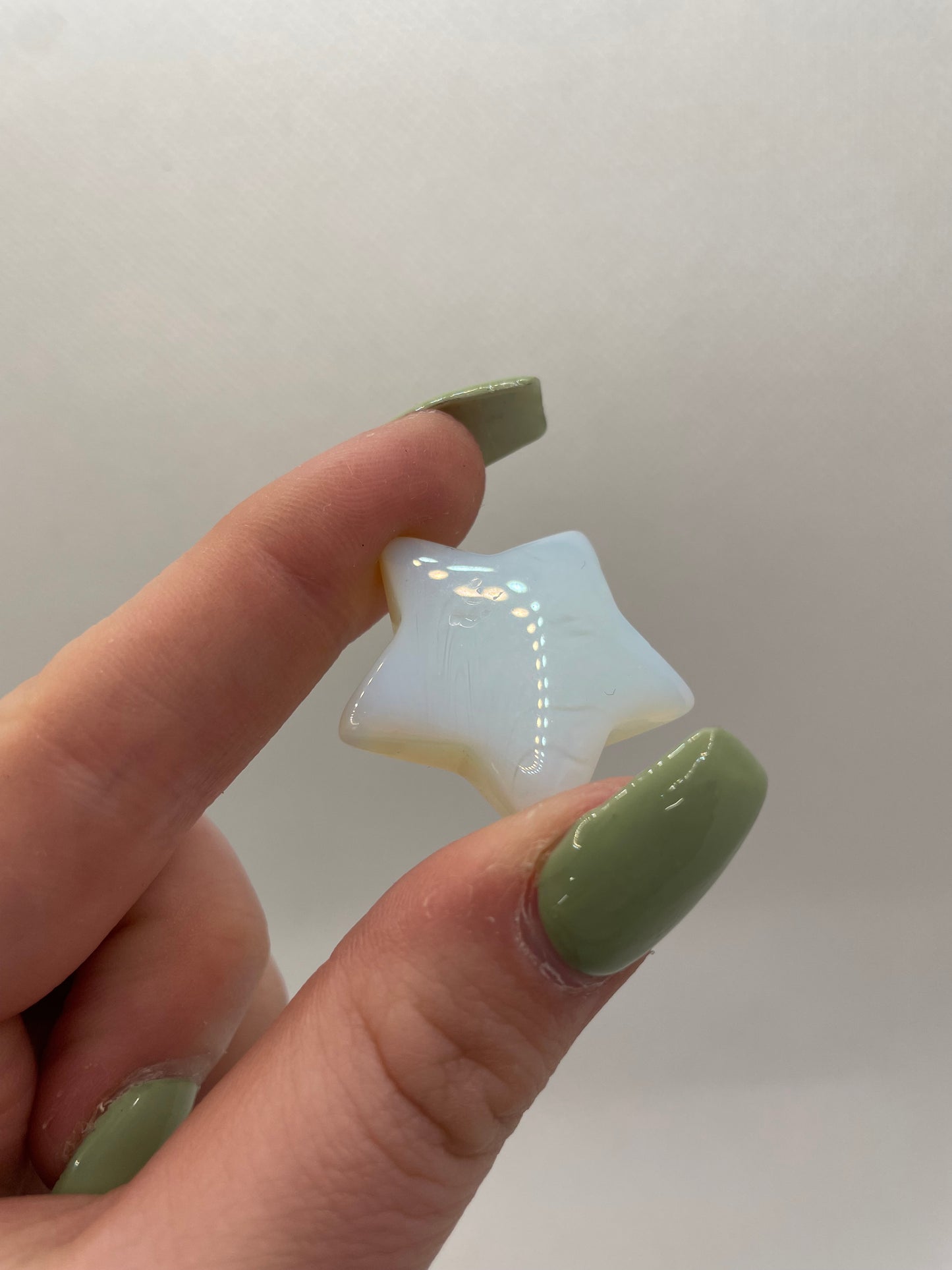 Opalite Star Carving