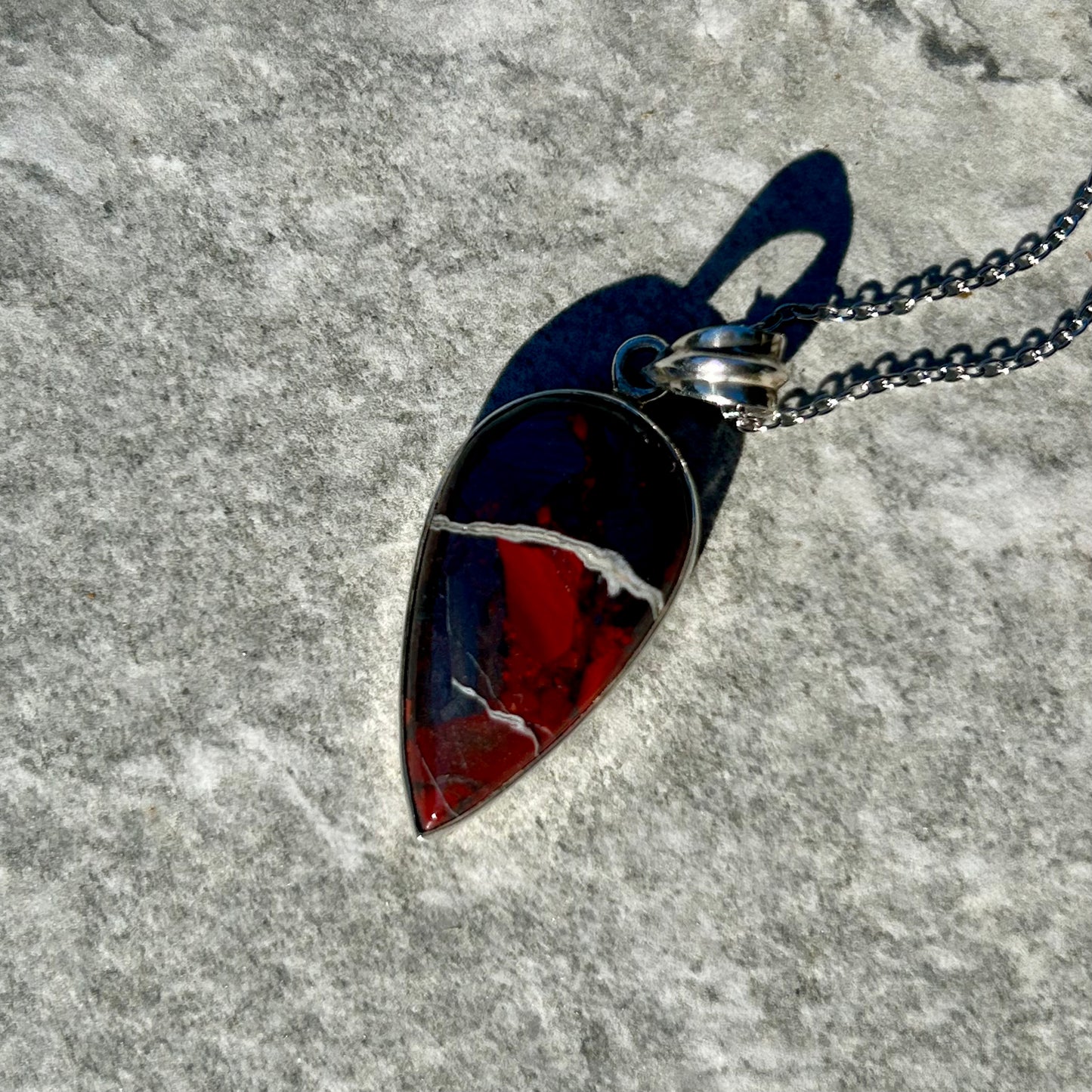 BloodStone 925 Pendant