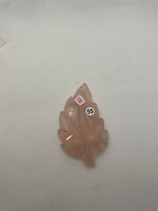 Rose Quartz Leaf