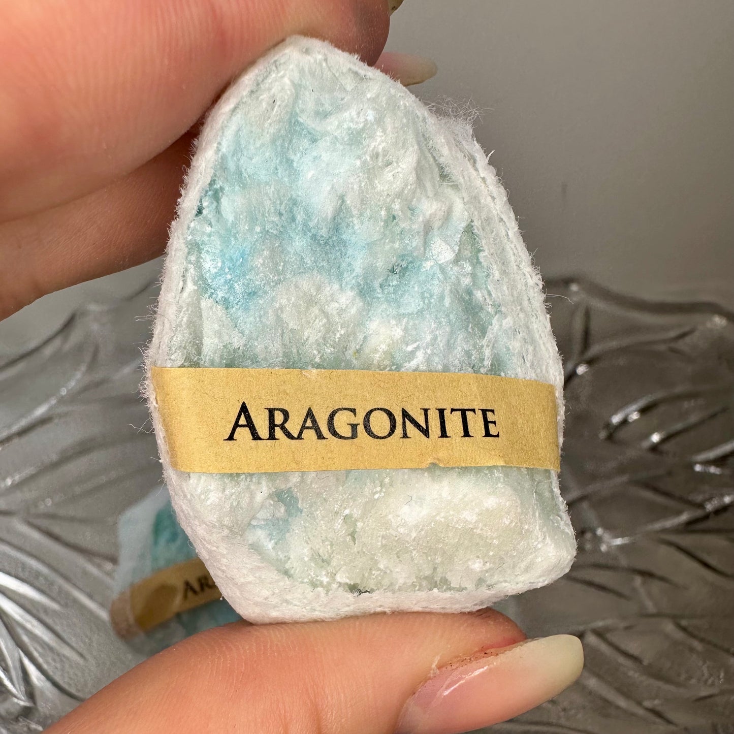 Blue Aragonite Raw