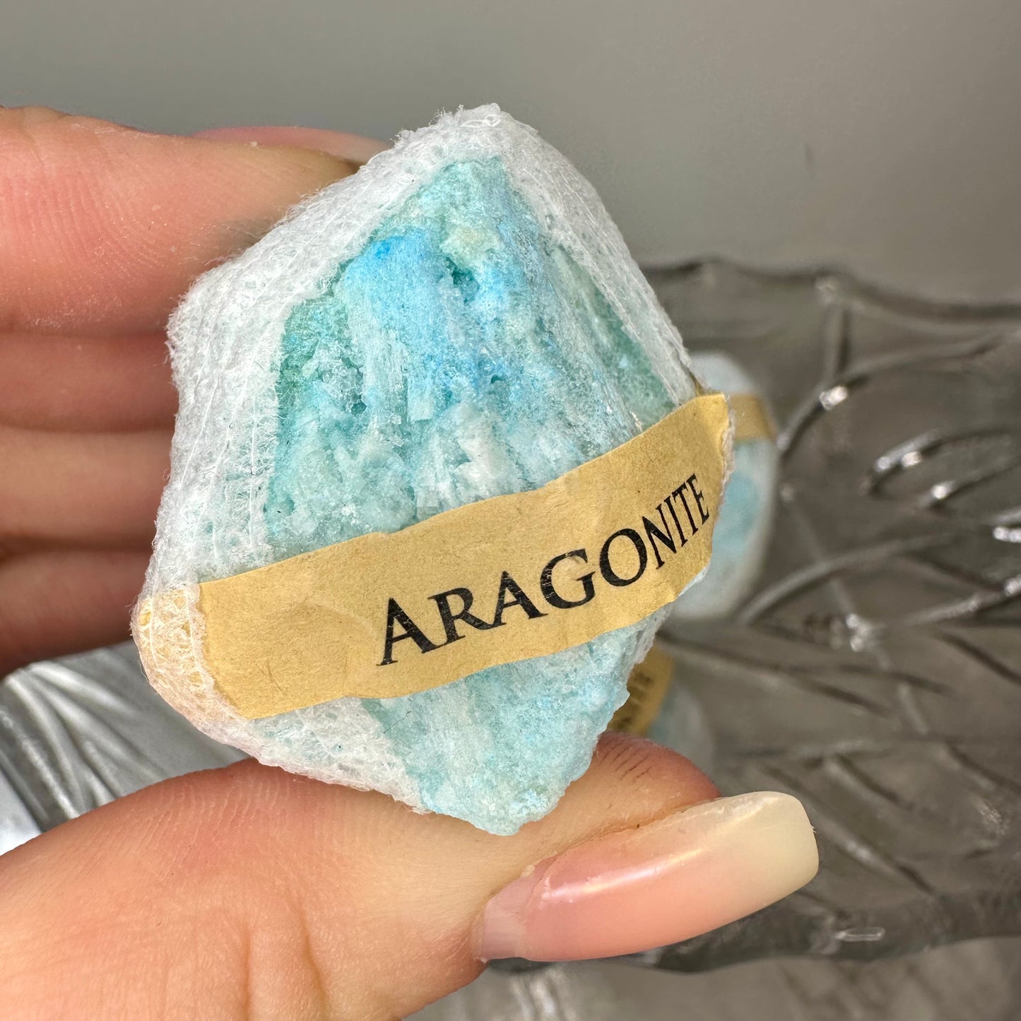 Blue Aragonite Raw