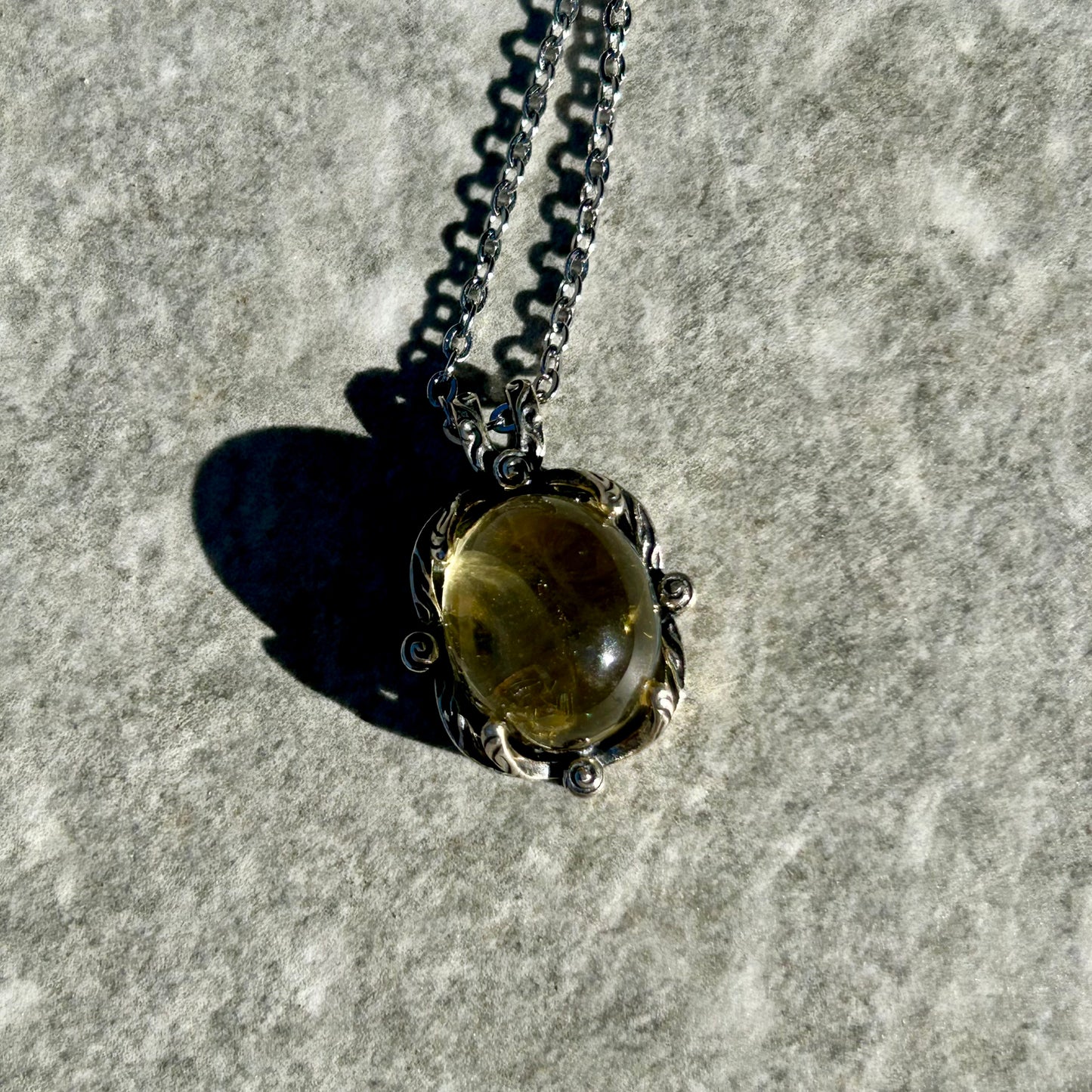 Citrine 925 Pendant