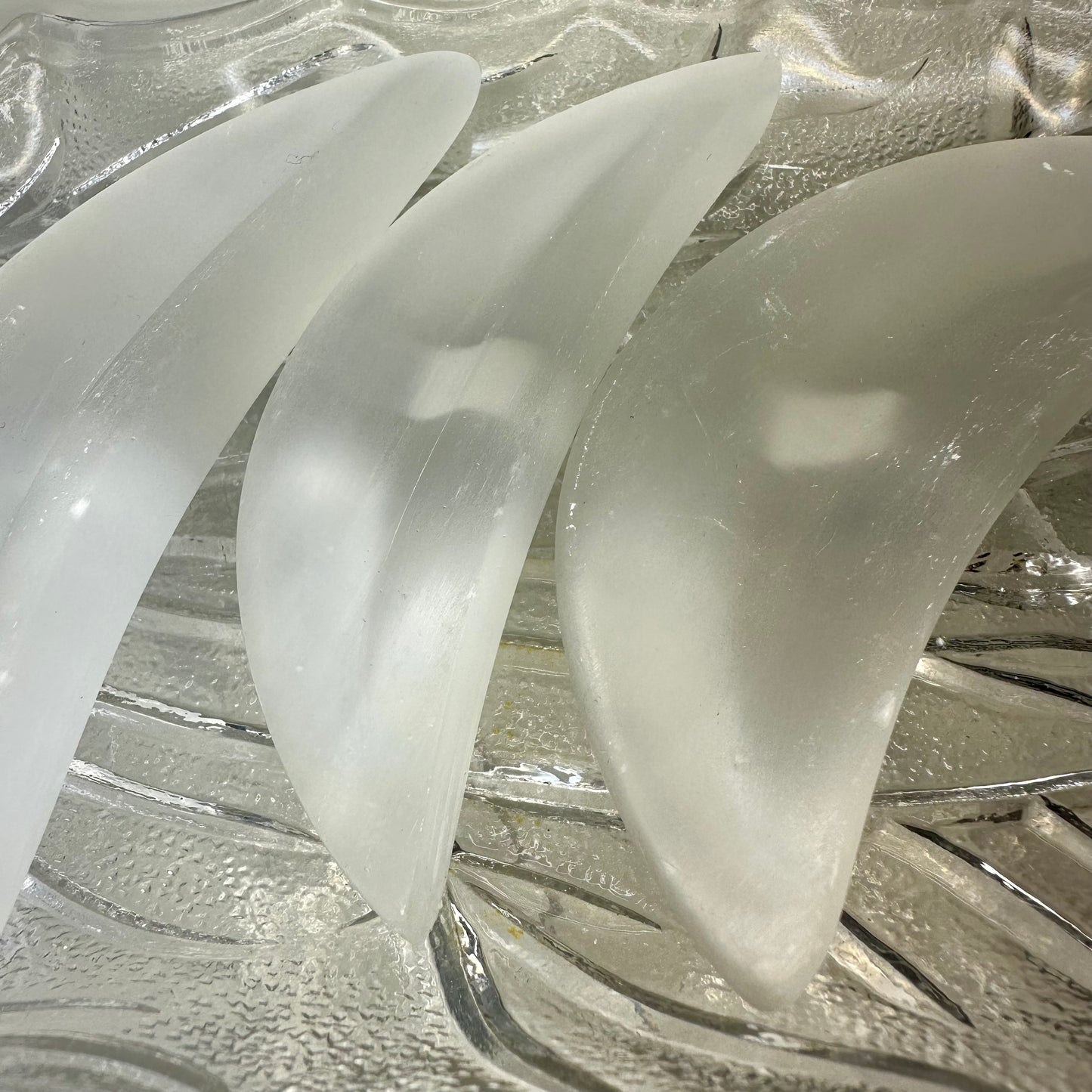 Selenite Moons