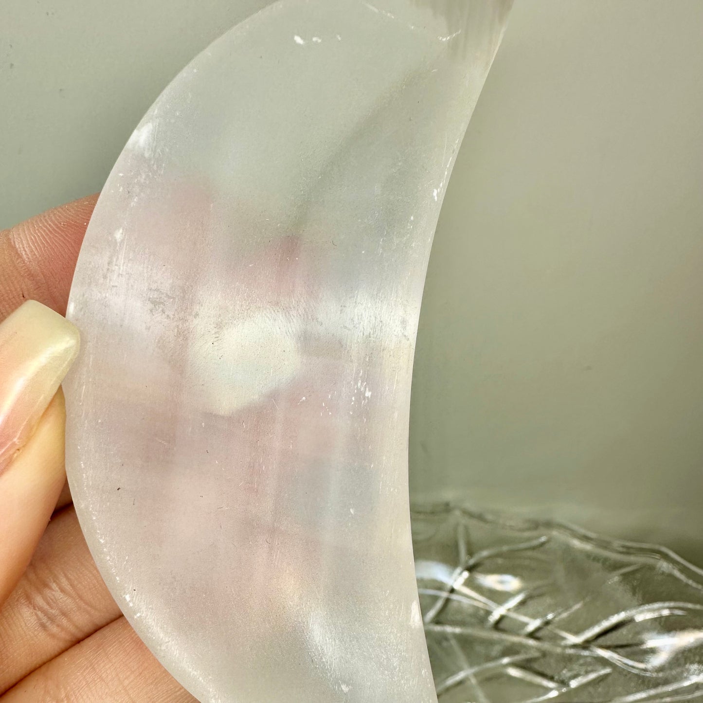 Selenite Moons