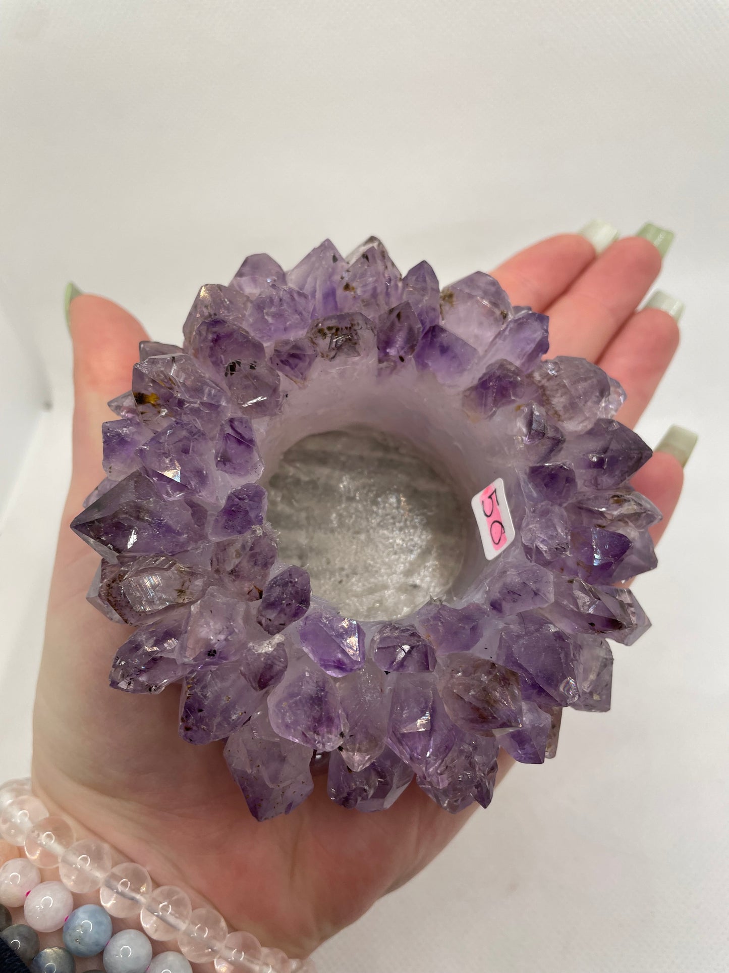 Amethyst TeaLight Holder